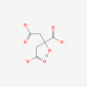 Chemical structure for CITRATE ION