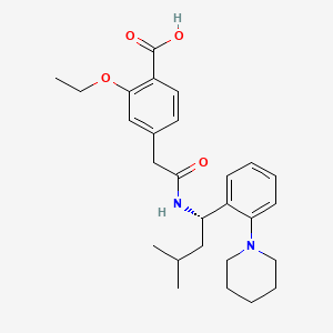 Chemical structure for REPAGLINIDE