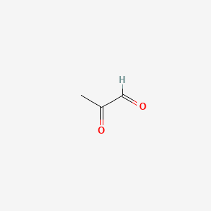 Chemical structure for PYRUVALDEHYDE