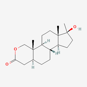 Chemical structure for OXANDROLONE
