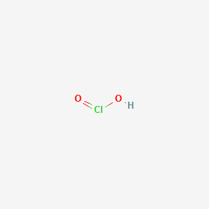 Chemical structure for CHLOROUS ACID
