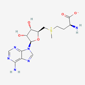Chemical structure for ADEMETIONINE