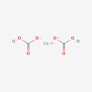 Chemical structure for CALCIUM BICARBONATE