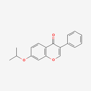 Chemical structure for IPRIFLAVONE
