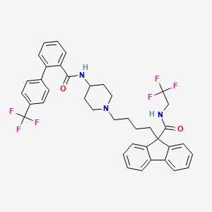 Chemical structure for LOMITAPIDE