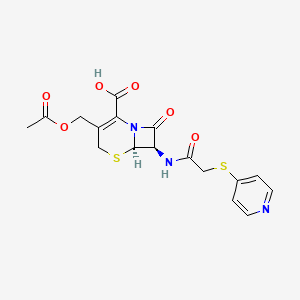 Chemical structure for CEPHAPIRIN
