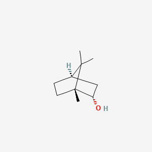 Chemical structure for BORNEOL, (+)-