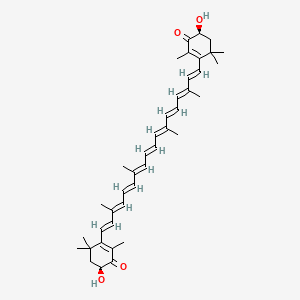 Chemical structure for ASTAXANTHIN