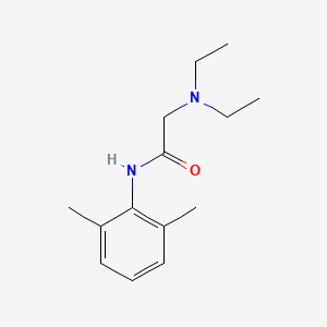Chemical structure for LIDOCAINE