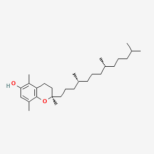 Chemical structure for .BETA.-TOCOPHEROL