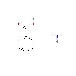 Chemical structure for AMMONIUM BENZOATE