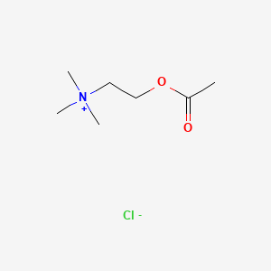 Chemical structure for ACETYLCHOLINE CHLORIDE