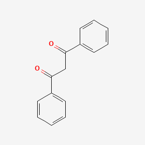 Chemical structure for DIBENZOYLMETHANE