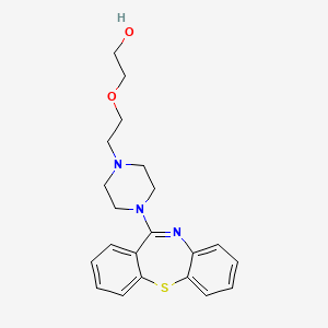 Chemical structure for QUETIAPINE