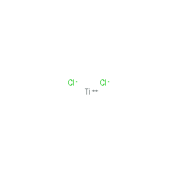 Chemical structure for TITANIUM DICHLORIDE