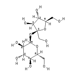 Chemical structure for SUCROSE