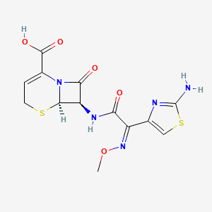 Chemical structure for CEFTIZOXIME