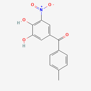 Chemical structure for TOLCAPONE