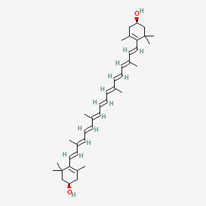 Chemical structure for ZEAXANTHIN