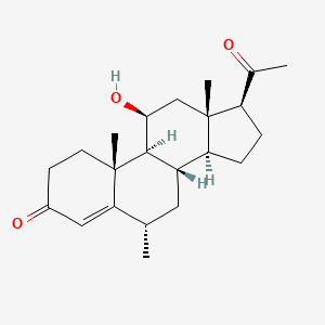 Chemical structure for MEDRYSONE