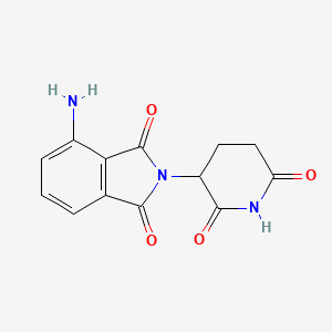 Chemical structure for POMALIDOMIDE