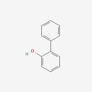 Chemical structure for 2-PHENYLPHENOL
