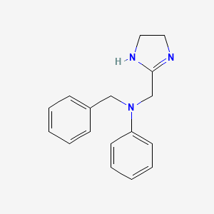 Chemical structure for ANTAZOLINE