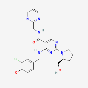 Chemical structure for AVANAFIL