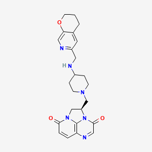 Chemical structure for GEPOTIDACIN