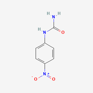 Chemical structure for (4-NITROPHENYL)UREA