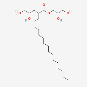 Chemical structure for DIGLYCERIN MONOSTEARATE