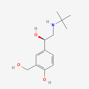 Chemical structure for LEVALBUTEROL
