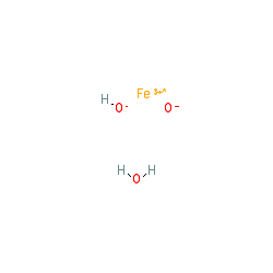 Chemical structure for FERRIC OXIDE YELLOW