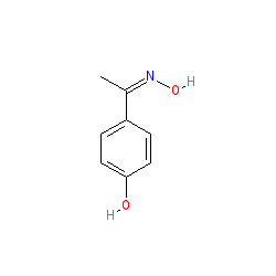 Chemical structure for ACETAMINOPHEN_OXIME