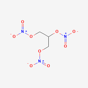 Chemical structure for NITROGLYCERIN