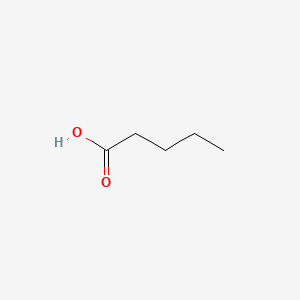 Chemical structure for VALERIC ACID