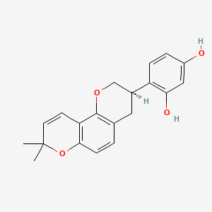 Chemical structure for GLABRIDIN