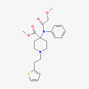 Chemical structure for THIAFENTANIL