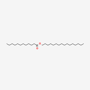 Chemical structure for CETYL LAURATE