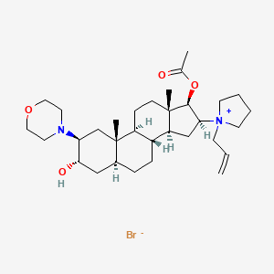 Chemical structure for ROCURONIUM BROMIDE