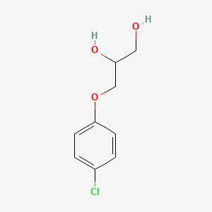 Chemical structure for CHLORPHENESIN