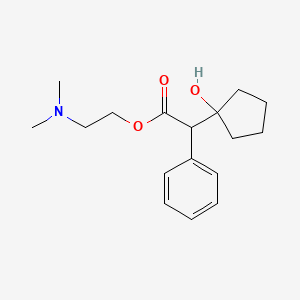 Chemical structure for CYCLOPENTOLATE
