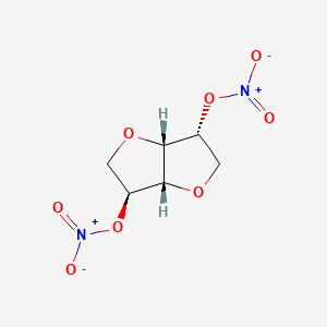 Chemical structure for ISOSORBIDE DINITRATE
