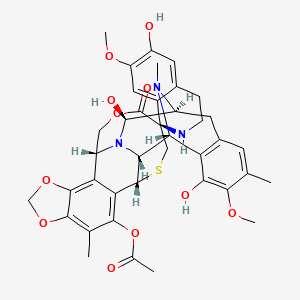 Chemical structure for TRABECTEDIN