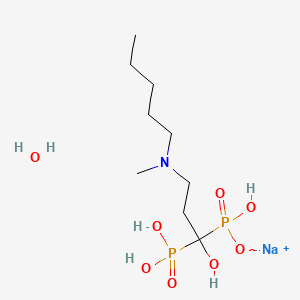 Chemical structure for IBANDRONATE SODIUM