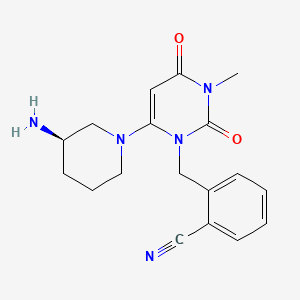 Chemical structure for ALOGLIPTIN