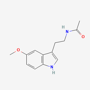 Chemical structure for MELATONIN