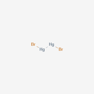 Chemical structure for MERCUROUS BROMIDE