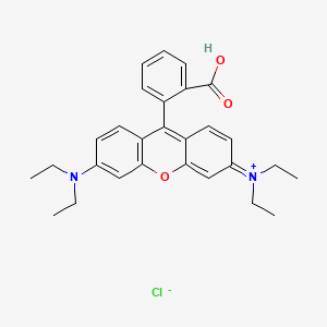 Chemical structure for RHODAMINE B