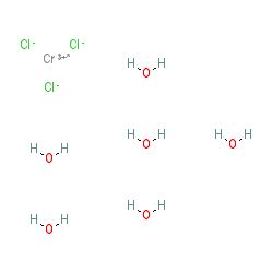 Chemical structure for CHROMIC CHLORIDE